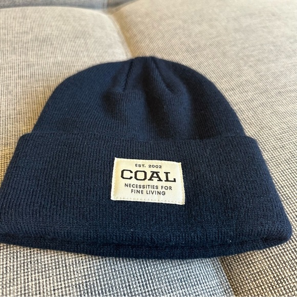 COAL Uniform Recycled Knit Cuffed Beanie True Navy Color One Size Unisex Adults - Picture 2 of 4
